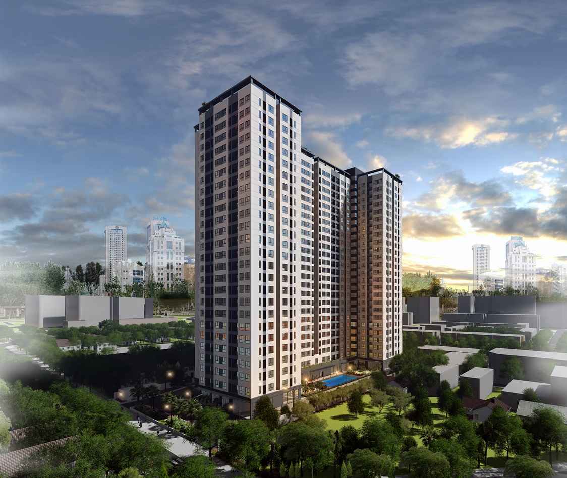 phối cảnh bcons miền đông